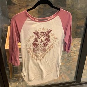 Lightweight 3/4 sleeve cotton top